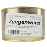 Zungenwurst Dosenwurst 300g-400g Wurstkonserve | Landmetzgerei Bühler