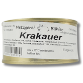 Krakauer in der Dose Dosenwurst 120g Wurstkonserve | Metzgerei Bühler