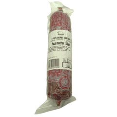 Hausmacher Salami am Stück 250g aus Schweinefleisch und Speck
