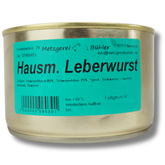 Hausmacher Leberwurst Dosenwurst 120g-400g - Wurstkonserve | Metzgerei Bühler