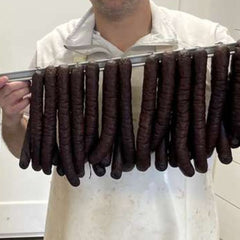 XXL Schwarzgerauchte Brandjoggala 200g Wurst aus Schweinefleisch und Speck geräuchert