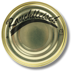 Rauchfleisch in der Dose Dosenwurst 220g-400g Wurstkonserve | Metzgerei Bühler