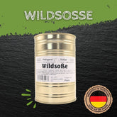 Hausgemachte Wildsoße Fleischbrühe Wildsauce 400g Fertiggericht Soße in der Dose