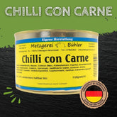 Chilli con Carne, feuriges Fertiggericht in der Dose Fleischkonserve 400g, 800g