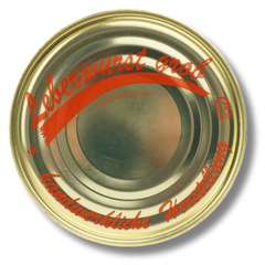 Kräuter Leberwurst Dosenwurst 120g-400g Wurstkonserve | Metzgerei Bühler