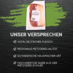 Schwarzwälder Schinken 130g geschnitten Räucherschinken für Brotzeit vom Schwein