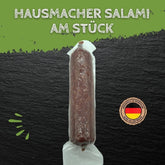 Hausmacher Salami am Stück 250g aus Schweinefleisch und Speck