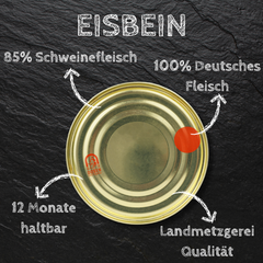 Eisbein in Aspik Dosenwurst 300g-400g - Wurstkonserve | Metzgerei Bühler