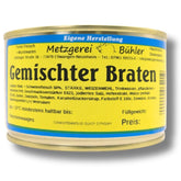Gemischter Braten Fertiggericht Gourmet aus Rind und Schweinefleisch 400g, 800g