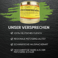 600g Schweinsrouladen in Deftiger Sauce Fertiggericht direkt vom Metzger