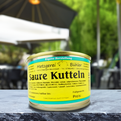 Schwäbische Saure Kutteln in der Dose 400g-800g Kaldaunen | Metzgerei Bühler