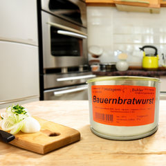 Brät / Bauernbratwurst Dosenwurst 120g-400g Wurstkonserve | Metzgerei Bühler