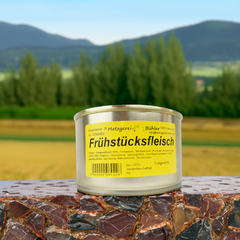 Frühstücksfleisch Dosenwurst 200g-400g - Wurstkonserve | Metzgerei Bühler