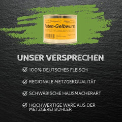 Puten Gelbwurst 190g Dosenwurst Wurstkonserve Metzgerei Bühler Putenfleisch