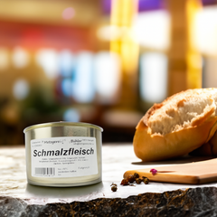 Schmalzfleisch / Griebenschmalz Dosenwurst Wurstkonserve 200g-300g | Bühler