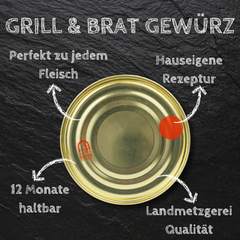 Bühlers legendäres Grill & Bratgewürz 250g passend zu jedem Fleisch & Braten