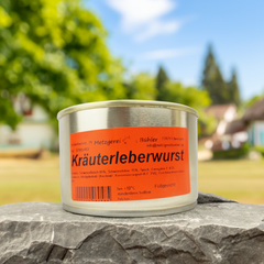 Kräuter Leberwurst Dosenwurst 120g-400g Wurstkonserve | Metzgerei Bühler