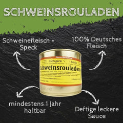 600g Schweinsrouladen in Deftiger Sauce Fertiggericht direkt vom Metzger