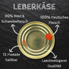 Leberkäse / Fleischkäse Dosenwurst 120g-390g Wurstkonserve | Metzgerei Bühler