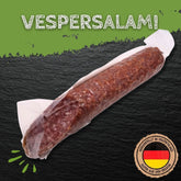 Vespersalami 200g Salami am Stück Rindfleisch + Schweinefleisch geräuchert
