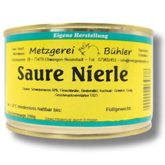 Saure Nieren in kräftiger Soße 400g Fertiggerichte in der Dose Fleischkonserve