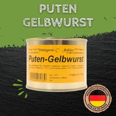 Puten Gelbwurst 190g Dosenwurst Wurstkonserve Metzgerei Bühler Putenfleisch