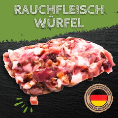 Rauchfleisch geschnitten Schweinefleisch 250g Rauchfleischwürfel vom Schwein