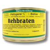 Rehbraten Fertiggericht in der Dose Gourmet Fleischkonserve mit Soße 400g - 800g