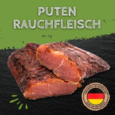 Gerauchtes Putenfleisch Putenschinken Putenrauchfleisch 230g Stück vakuumiert