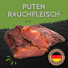 Gerauchtes Putenfleisch Putenschinken Putenrauchfleisch 230g Stück vakuumiert