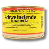 Schweinelende in Rahmsoße, Fertiggerichte in der Dose Gourmet Fleisch 400g, 800g
