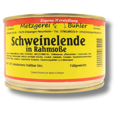 Schweinelende in Rahmsoße, Fertiggerichte in der Dose Gourmet Fleisch 400g, 800g