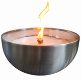 Schwabenfire Outdoorkerze mit Dauerdocht in Metallschale kerzendeko Gartenkerze Geschenke für Frauen große Outdoor Kerzen wiederverwendbar