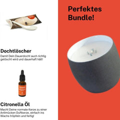 Schwabenfire Outdoor-Kerze Baukasten Set kerzen selber machen Set Kerzen Bauset