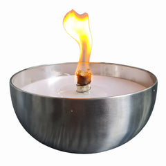 Schwabenfire Outdoorkerze mit Dauerdocht in Metallschale geschenke für Frauen kleine Outdoor Kerze geburtstagsgeschenk für frauen garten