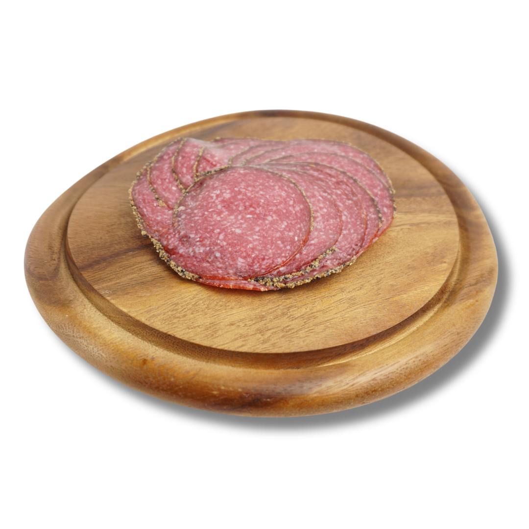 ️ 100g pikante Pfeffersalami perfekt fürs Vesper | Metzgerei Bühler