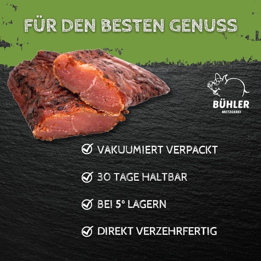 Gerauchtes Putenfleisch Putenschinken Putenrauchfleisch 230g Stück vakuumiert