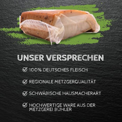 Durchwachsener Speck Geräucherter am Stück, Frühstücksspeck vom Schwein 300g