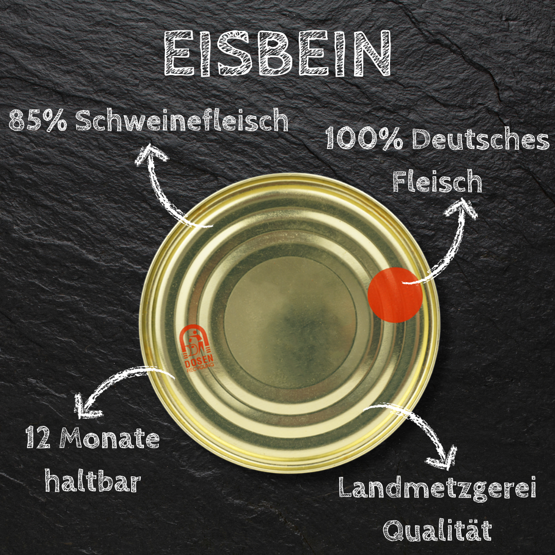 Eisbein in Aspik Dosenwurst 300g-400g - Wurstkonserve | Metzgerei Bühler