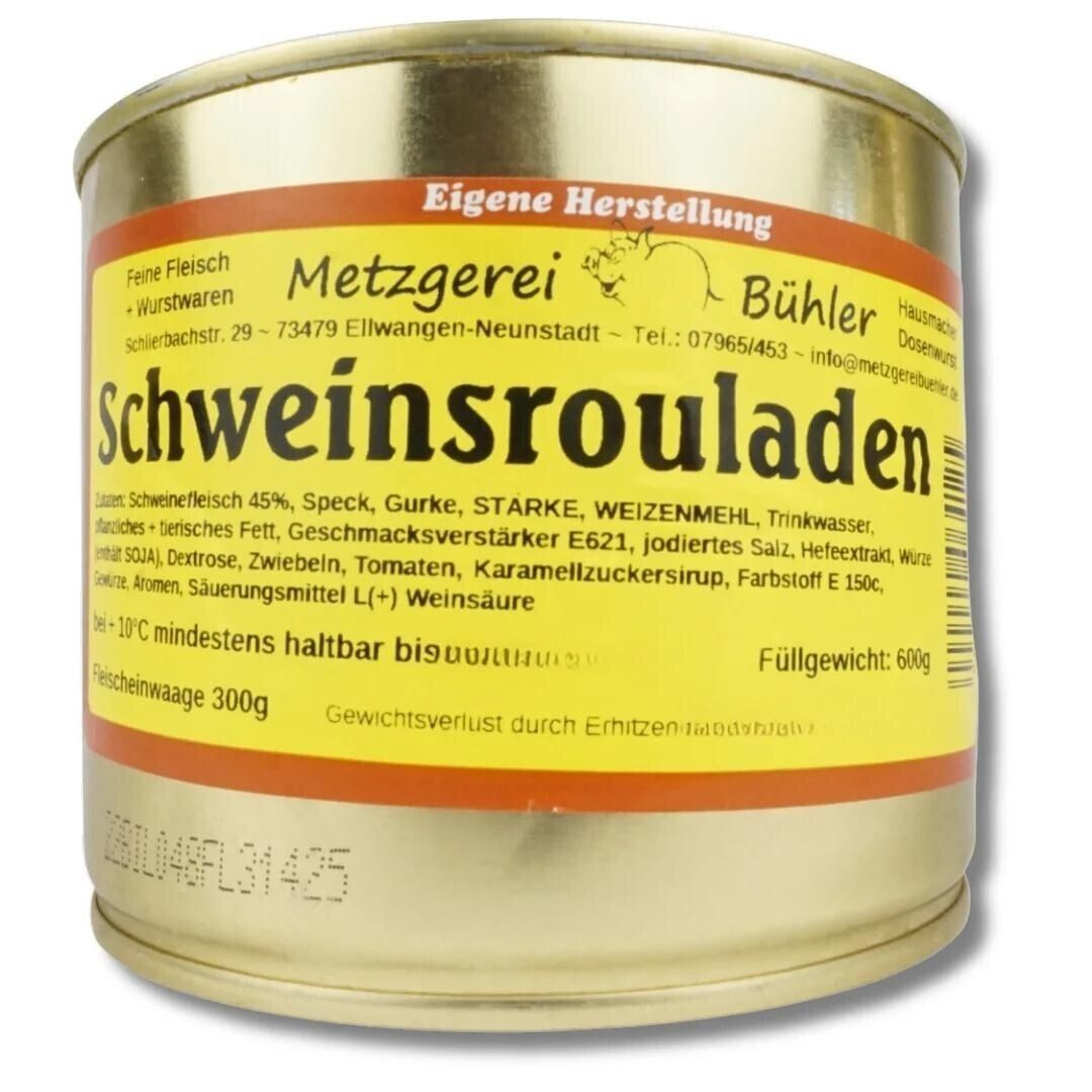 600g Schweinsrouladen in Deftiger Sauce Fertiggericht direkt vom Metzger