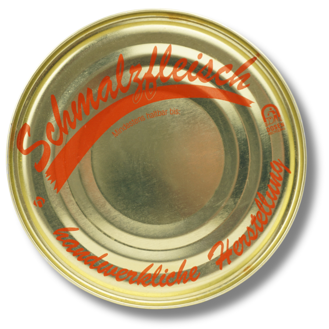 Schmalzfleisch / Griebenschmalz Dosenwurst Wurstkonserve 200g-300g | Bühler