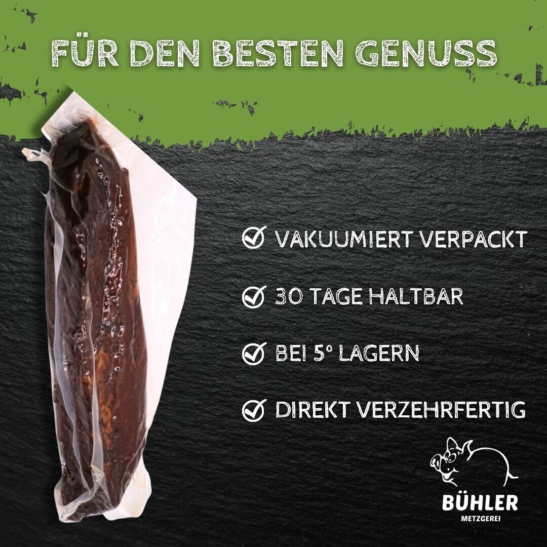 Geräucherte Schweinelende Schweinefilet Schweinelendchen 300g Stück vakuumiert
