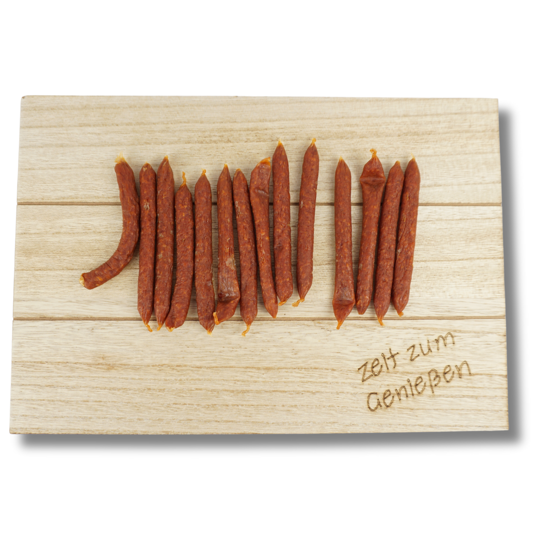 ️ 150g Scharfe Salami Sticks perfekt fürs Vesper & Wandern | Metzgerei Bühler
