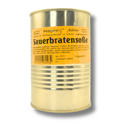 Sauerbratensoße Fertiggericht hausgemachte Gourmet dunkle Soße zu Braten 400g