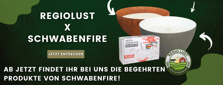 Schwabenfire regiolust outdoorkerzen kerzen deko kerzen handgemachte kerzen jan kopf michael kurz
